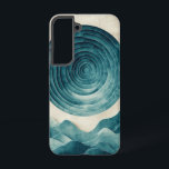 海渦巻電話ケース SAMSUNG GALAXY S22ケース<br><div class="desc">海波の魅惑の渦巻き波は、その渦巻く深さに目を引き込む – 水のファンや動き、ムーディな青いトーンのために理想的。</div>