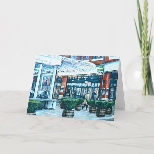 海港の旅行案内カード カード (正面)