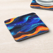 海溶岩「アクアフラーム」 コースター (左側)