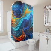 海溶岩「テンペスト」 シャワーカーテン (インサイチュ)