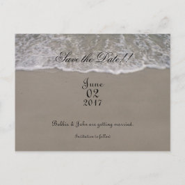 海潮が日付を保存する 案内ポストカード