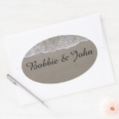 海潮 楕円形シール (封筒)