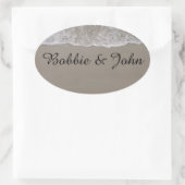 海潮 楕円形シール (バッグ)