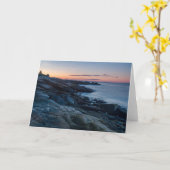 海点の夜明け カード (黄色い花)