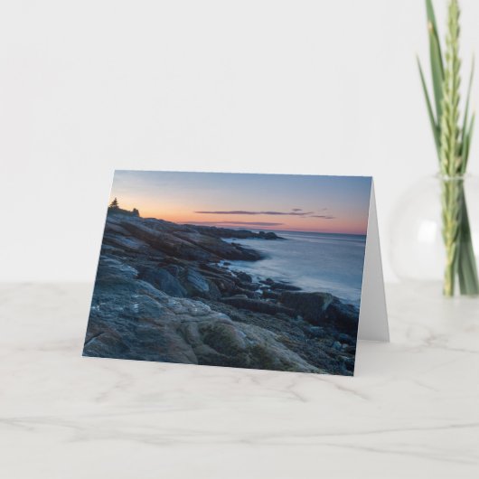 海点の夜明け カード (正面)