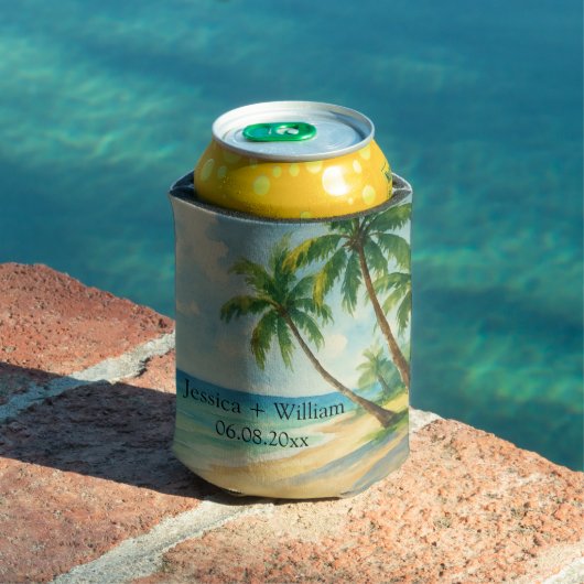 海熱帯ビーチアイランドサマー結婚ズ 缶クーラー (インサイチュ プール)