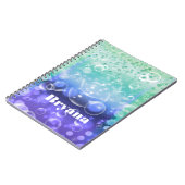 海熱帯海マーメイドグラムジャーナルの下 ノートブック (左側)