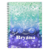 海熱帯海マーメイドグラムジャーナルの下 ノートブック (正面)