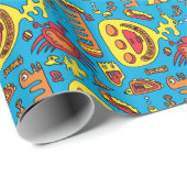 海熱狂する生物とイエローサブマリン・ジグソー ラッピングペーパー (ロールコーナー)