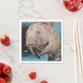 海牛の水泳 スタンダードカクテルナプキン (インサイチュ)