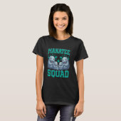 海牛マナティースクワッド海洋学者 Tシャツ (正面フル)