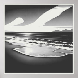 海独り白黒 ポスター