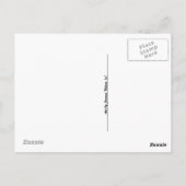 海猫の魚のファンタジーの郵便はがきの下 ポストカード (裏面)