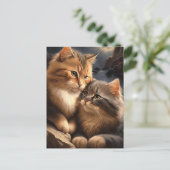 海猫バレンタイン/アニバーサリー挨拶はがき シーズンポストカード (スタンド正面)