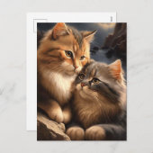 海猫バレンタイン/アニバーサリー挨拶はがき シーズンポストカード (正面/裏面)