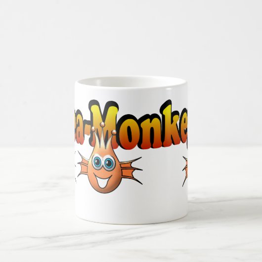 海猿のMonkeesのデザイン コーヒーマグカップ (中央)