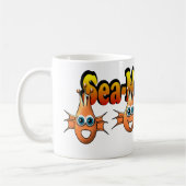 海猿のMonkeesのデザイン コーヒーマグカップ (左)