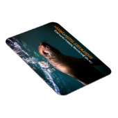 海獅子吹の泡が水中に マグネット (右側)