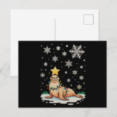 海獅 動物 クリスマス ツリー 休日 (正面/裏面)