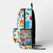 海獣マンガ プリントバックパック (右)