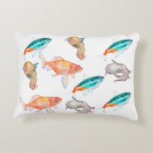 海獣模様 アクセントクッション (裏面)