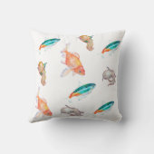 海獣模様 クッション (裏面)