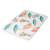 海獣模様 バスマット (アングル)