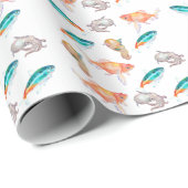 海獣模様 ラッピングペーパー (ロールコーナー)