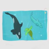 海獣 ゴルフタオル (横)