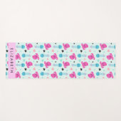 海獣，タコ，クラゲ，ハート，お名前 ヨガマット (正面(横))