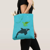 海獣 トートバッグ (クローズアップ)