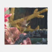 海獣 フリースブランケット (正面(横))