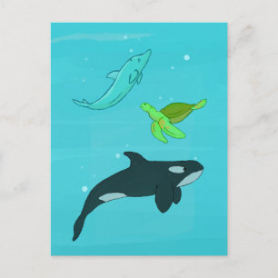 海獣 ポストカード
