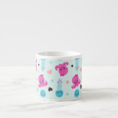 海獣，海生物，タコ，クラゲ，ハート エスプレッソカップ (正面)