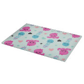 海獣，海生物，タコ，クラゲ，ハート カッティングボード (角)