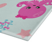 海獣，海生物，タコ，クラゲ，ハート カッティングボード (角)