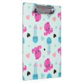 海獣，海生物，タコ，クラゲ，ハート クリップボード (右)