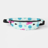 海獣，海生物，タコ，クラゲ，ハート ファニーパック (正面)