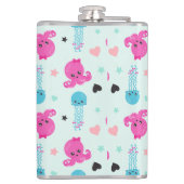 海獣，海生物，タコ，クラゲ，ハート フラスク (裏面)