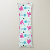 海獣，海生物，タコ，クラゲ，ハート ボディピロー (裏面 (縦))