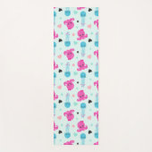 海獣，海生物，タコ，クラゲ，ハート ヨガマット (正面)