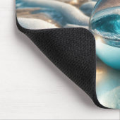 海玉の中の波 マウスパッド (コーナー)