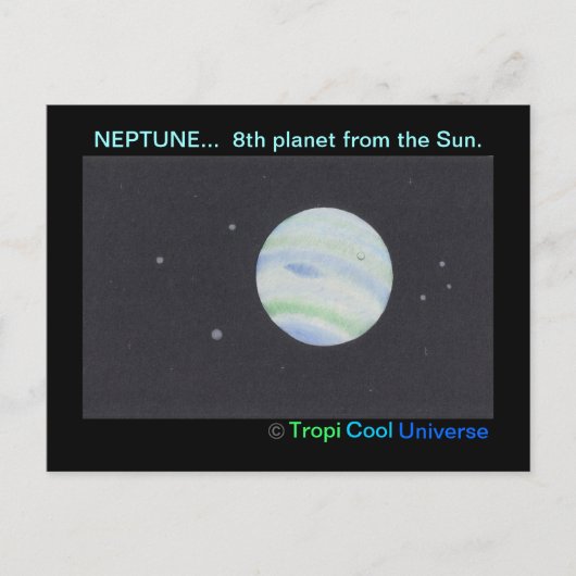 海王星のポストカード ポストカード (正面)