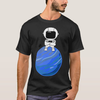 海王星の宇宙飛行士 Tシャツ