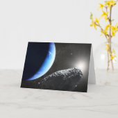 海王星の小さな月のカバ。 カード (黄色い花)