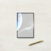 海王星の小さな月のカバ。 ポストイット (デスク上)