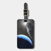 海王星の小さな月のカバ。 ラゲッジタグ (正面縦)