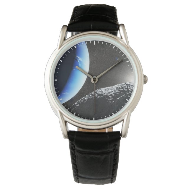 海王星の小さな月のカバ。 腕時計 (正面)