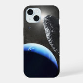 海王星の小さな月のカバ。 iPhone 15ケース (裏面)