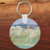 海王星の馬が波に乗る キーホルダー (正面)